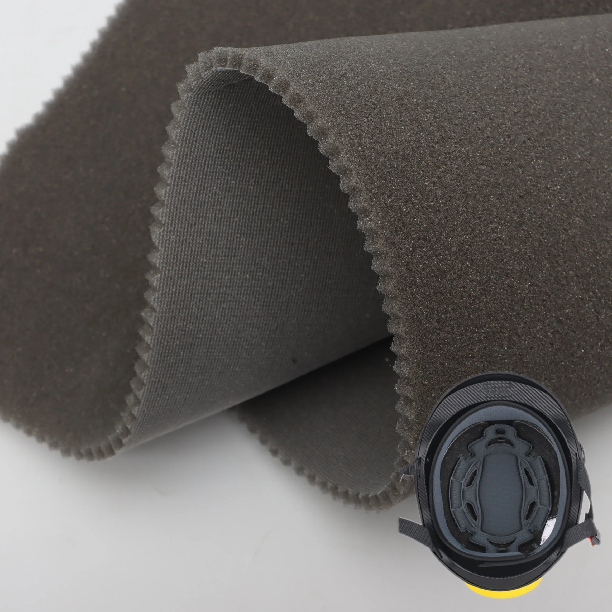 Қалта мен чемодан/мотоцикл шлемінің іші/диван орындығы үшін пайдалануға болатын экожеңіл полиэфирлі ламинатталған торлы көбіктен жасалған матаны өз қалауыңызша жасау