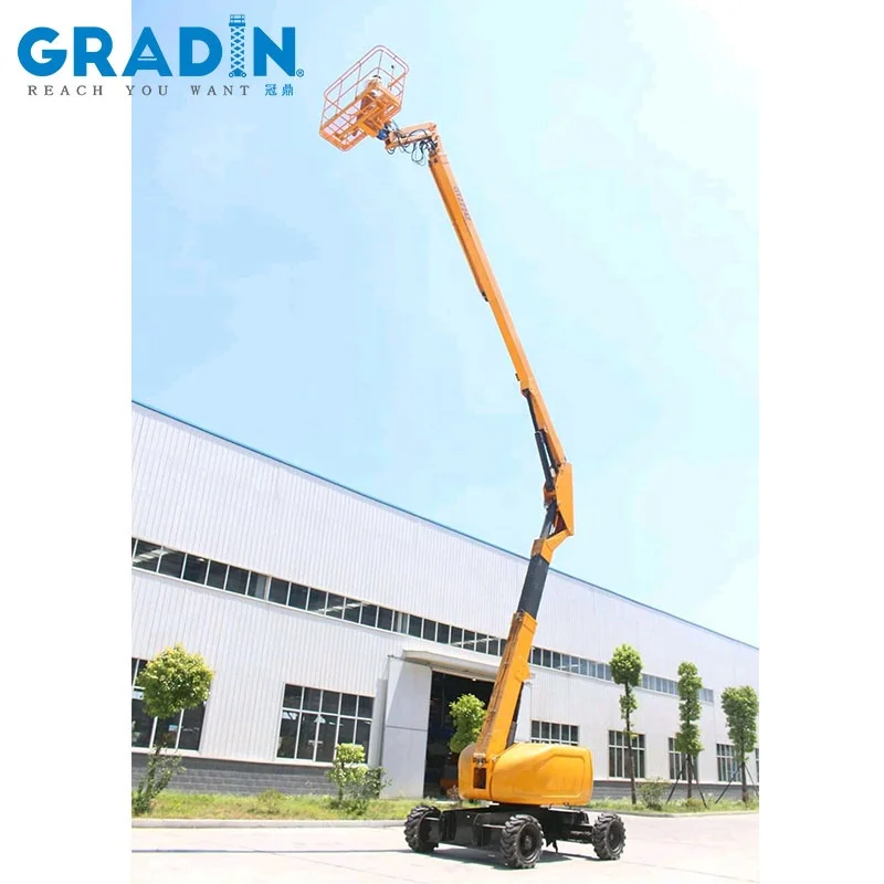 Cherry Picker Man Lift Equipment Extendable Telescopic 25m Self Propelled Boom Lift Buy 6647