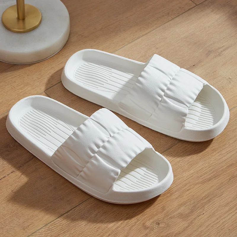 Wholesale slippers female summer cheap flip-flops quiet soft bottom indoor home drag male summer deodorant home flip-flops