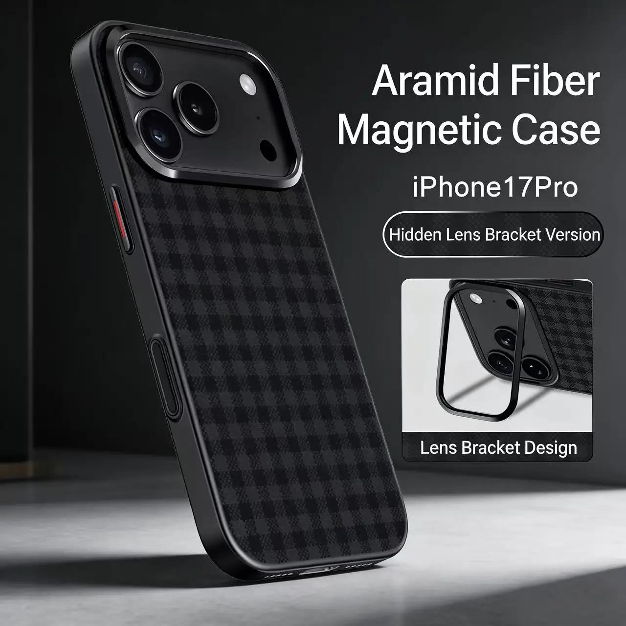 Laudtec Aramid Fiber Magnetic Strip Precisely Embedded in Magnetic Array  Suitable for iPhone 17 case Wholesale OEM/ODM/Private Label
