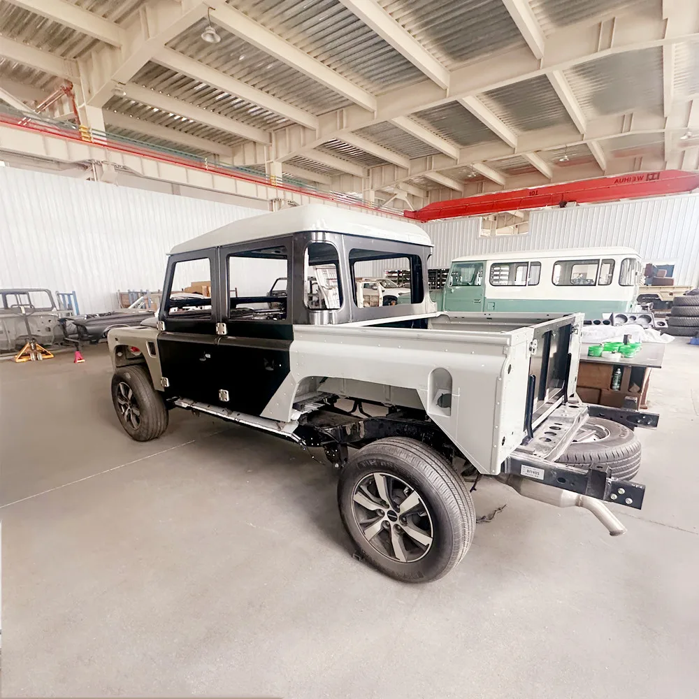 高品質ランドローバーディフェンダー110ダブルキャブピックアップ車体