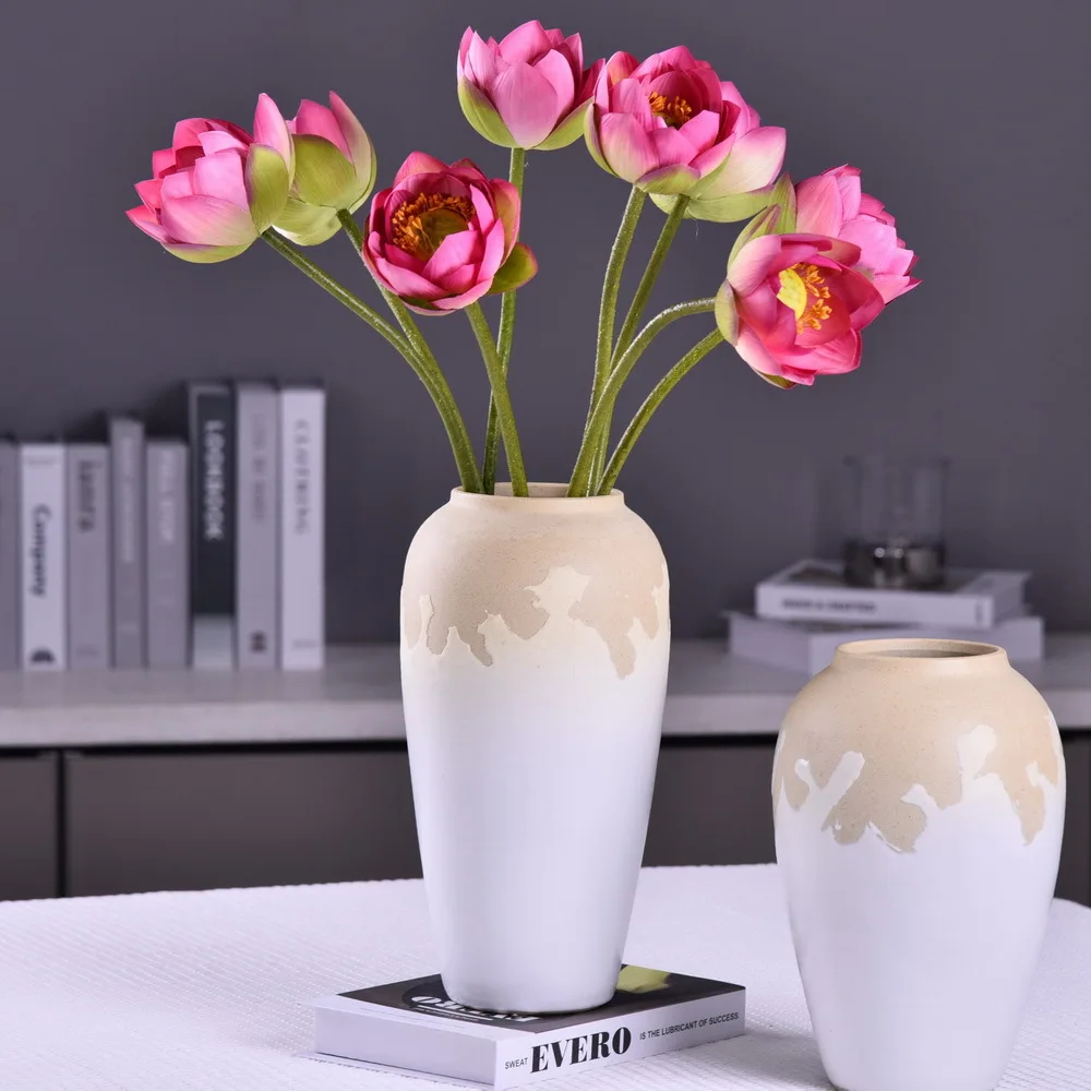 Wholesale Artificial Silk Lotus Flowers For Buddha Temple Pool Pond Home Decoration Buy Lotus