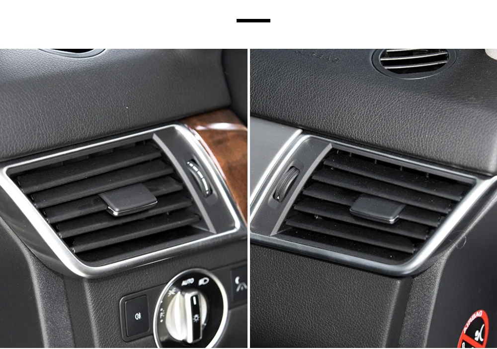 Car Front Dashboard Air Conditioning Ac Vent Outlet Tab Ac Vent Grille ...