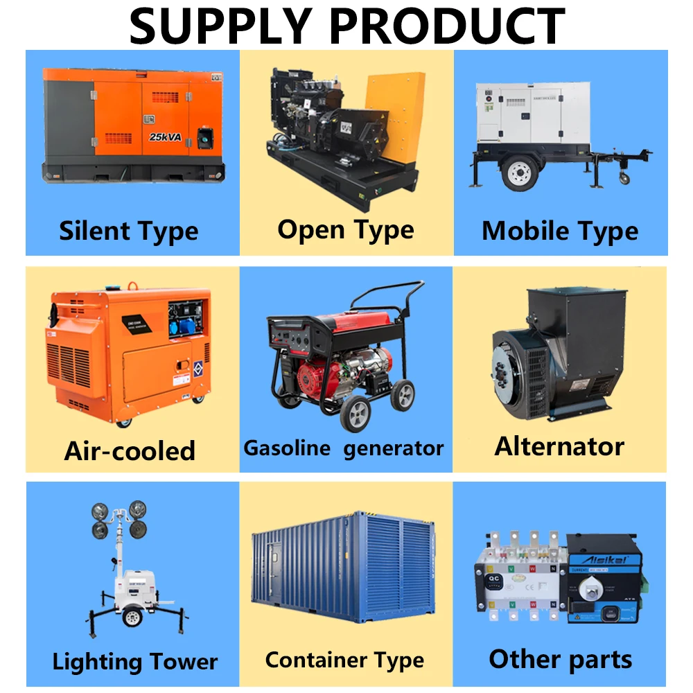 5000 Watt 5kva Ac Generator dynamo Alternator 220v 5kw 5kva 1500 Rpm Single Phase Alternator 5kva Price