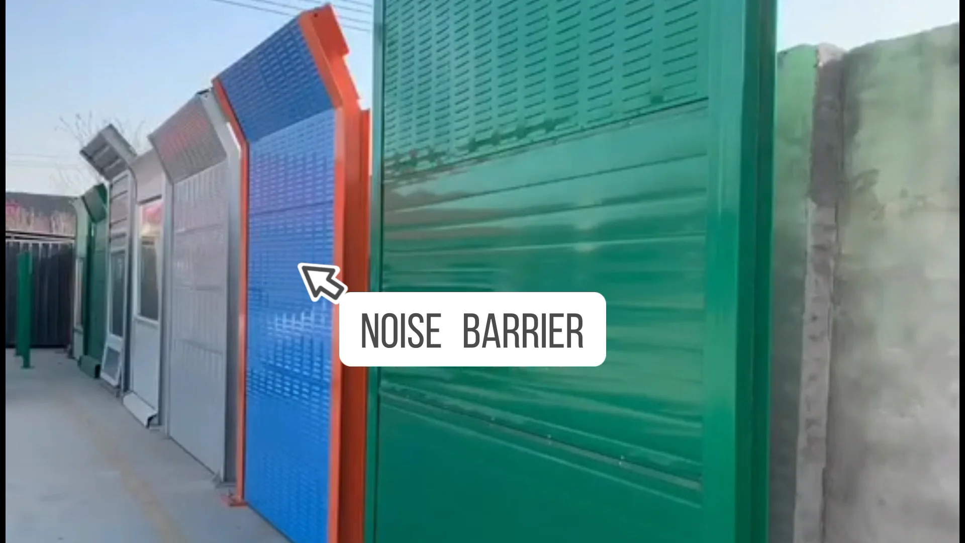 Super September Transparent Sound Barrier Acrylic Noise Barrier
