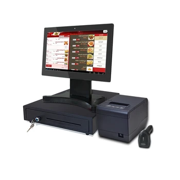 14 inch Smart touch Android tablet pc multiple language online ordering system all in one pos terminal
