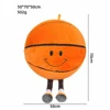 Hombrecito de baloncesto naranja
