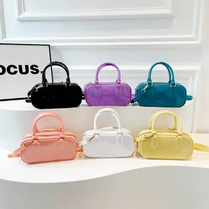 2026 New Design Small Crossbody Bag Women Purses and Handbags Candy Color PVC Jelly Hand Bags for Girls
