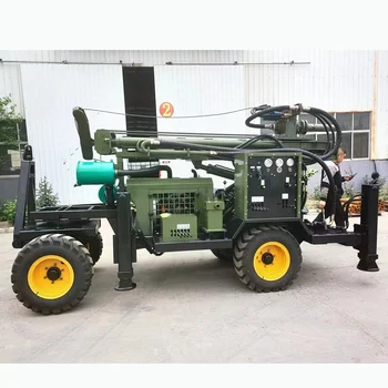 New Arrival Trailer Type Mounted Dth Borehole Drill Water Well Drilling Rig Machine for Sale