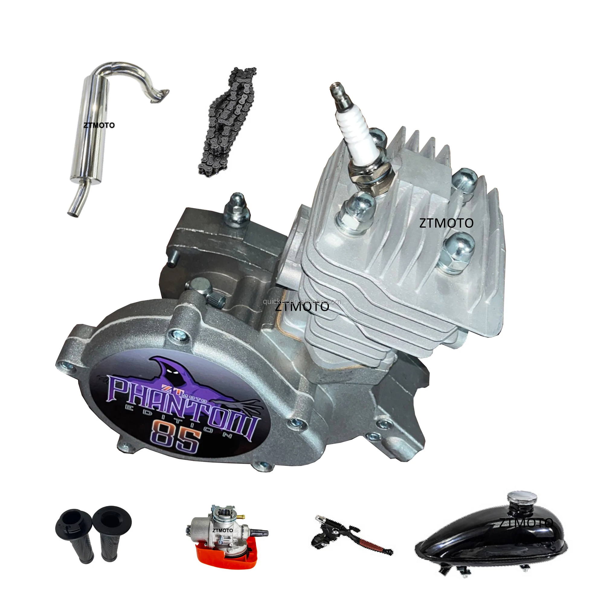 Stroke Engine Kit Zeda Bike Motor ZEDA-OZ100 Petrol Engine Kit