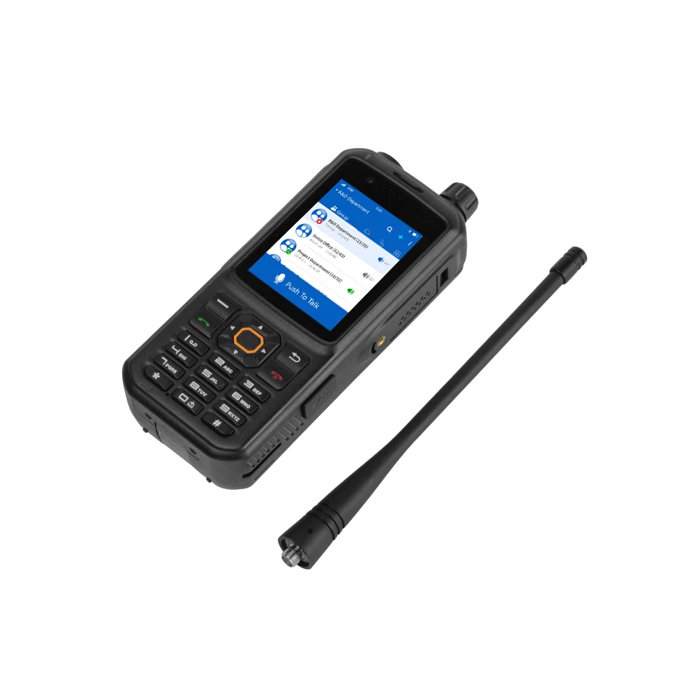 Inrico T368 Smartphone 4G LTE DMR VHF Walkie Talkie - Radio Mobile PTT POC, Nero