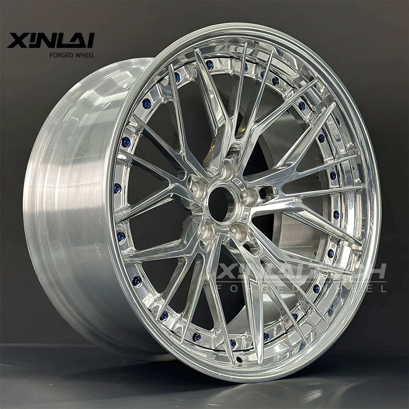 XL 2-Piece Custom Forged Wheel 18 19 20 21 22 23 24 Inch Alloy Wheel Rim 5x114.3 5x130 5x120 5x112 for Mercedes audi bmw Wheels - Image 1
