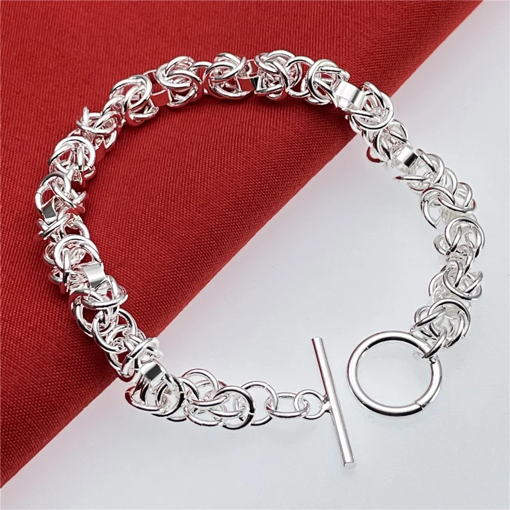 Elegant Romantic TO Faucet Bracelet 925 Sterling Silver Bracelet Chain |  eBay
