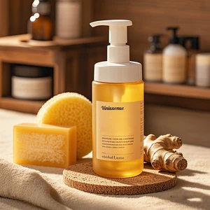 Contains Vitamin C Turmeric Brightening Turmeric Liquid for Discoloration Turmeric Face Wash Cleansing Mousse  5 in 1