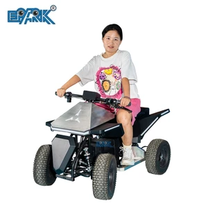 Top Speed New Electric Squad Kid ATV Quad Bike 4 Wheeler 60 with Light Toy Kids Adults 220v Coin Payment Amusement Product Sale