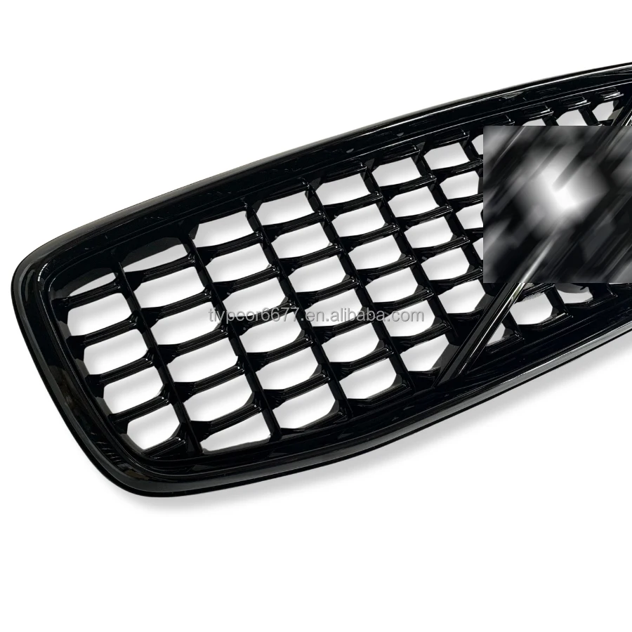 product tiypeor auto performance all black r design grill upadate grille for volvo s90 2021   2022 modified oem 32234065-3