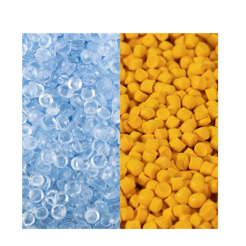 Natural Transparent PVC Plastic Raw Material Compound Pellets Crystal PVC Granules 60-70 a for Shoes Sole