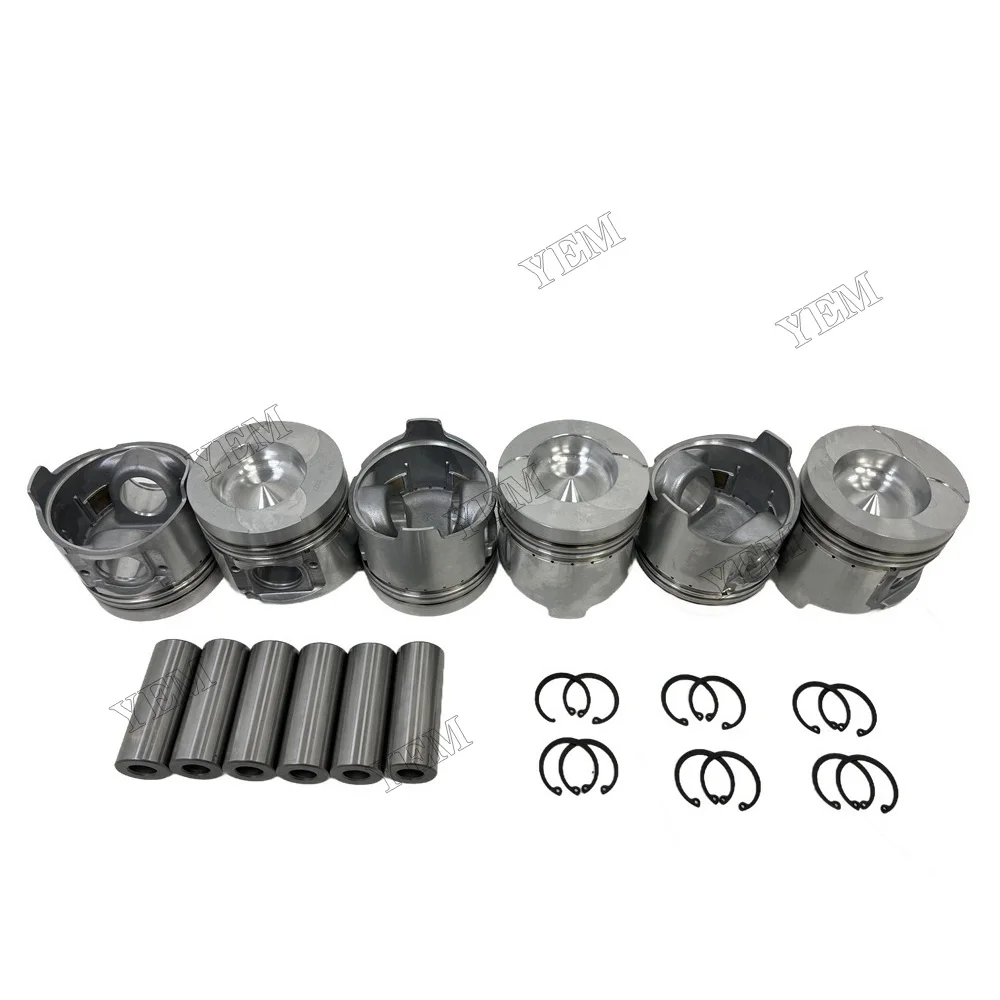 For Komatsu 6D95 Piston Kit High Performance Engine Parts 2