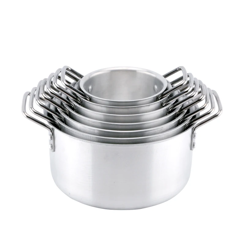 Алюминиевые кастрюли, наборы, Прямая поставка с завода, оптовая продажа, алюминиевые кастрюли для приготовления пищи, кухонная утварь, алюминиевые кастрюли