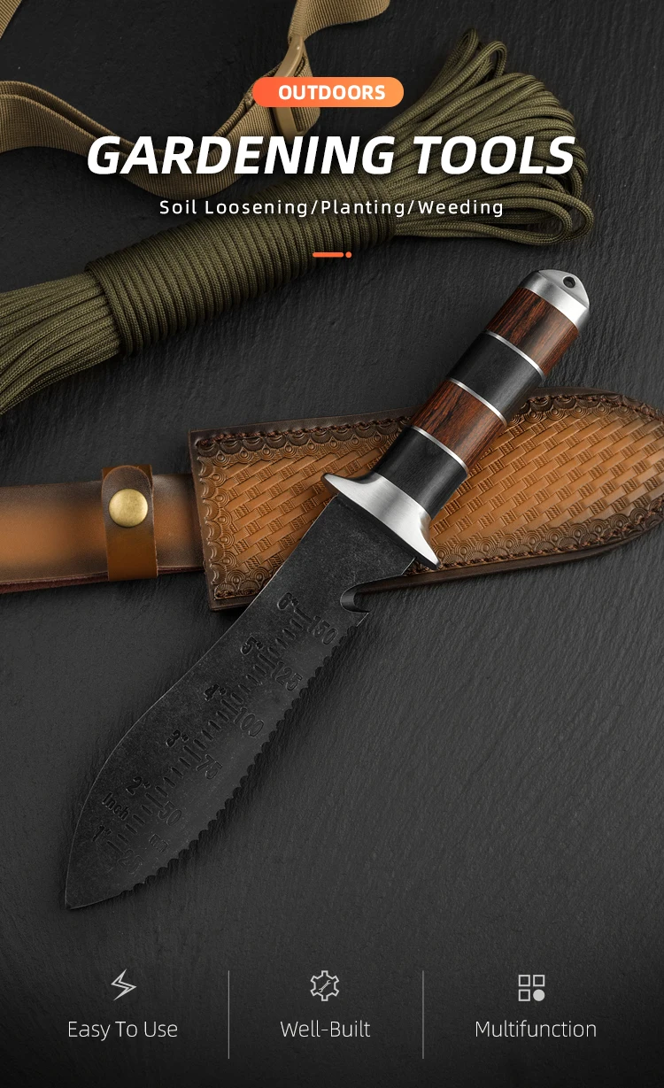 Top Sell Stainless Steel Wood Handle Garden Tools Digging Japanese Hori