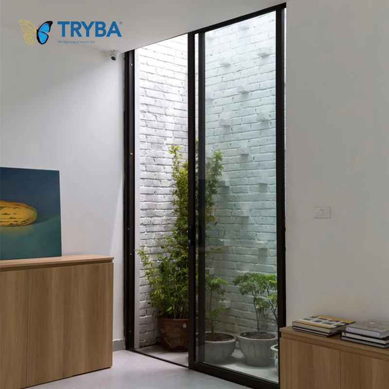 Modern Style Patio UPVC Sliding Door PVC Doors Prices Stainless Steel Glass Fiberglass Screen UPVC Doors