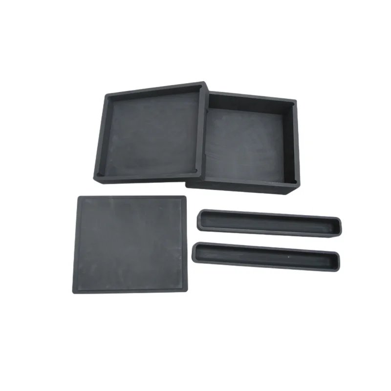 Factory Price Custom New Design Ingot Mold Graphite Crucible for Precious Metal Gold Silver Copper Bar Casting Customized Molds
