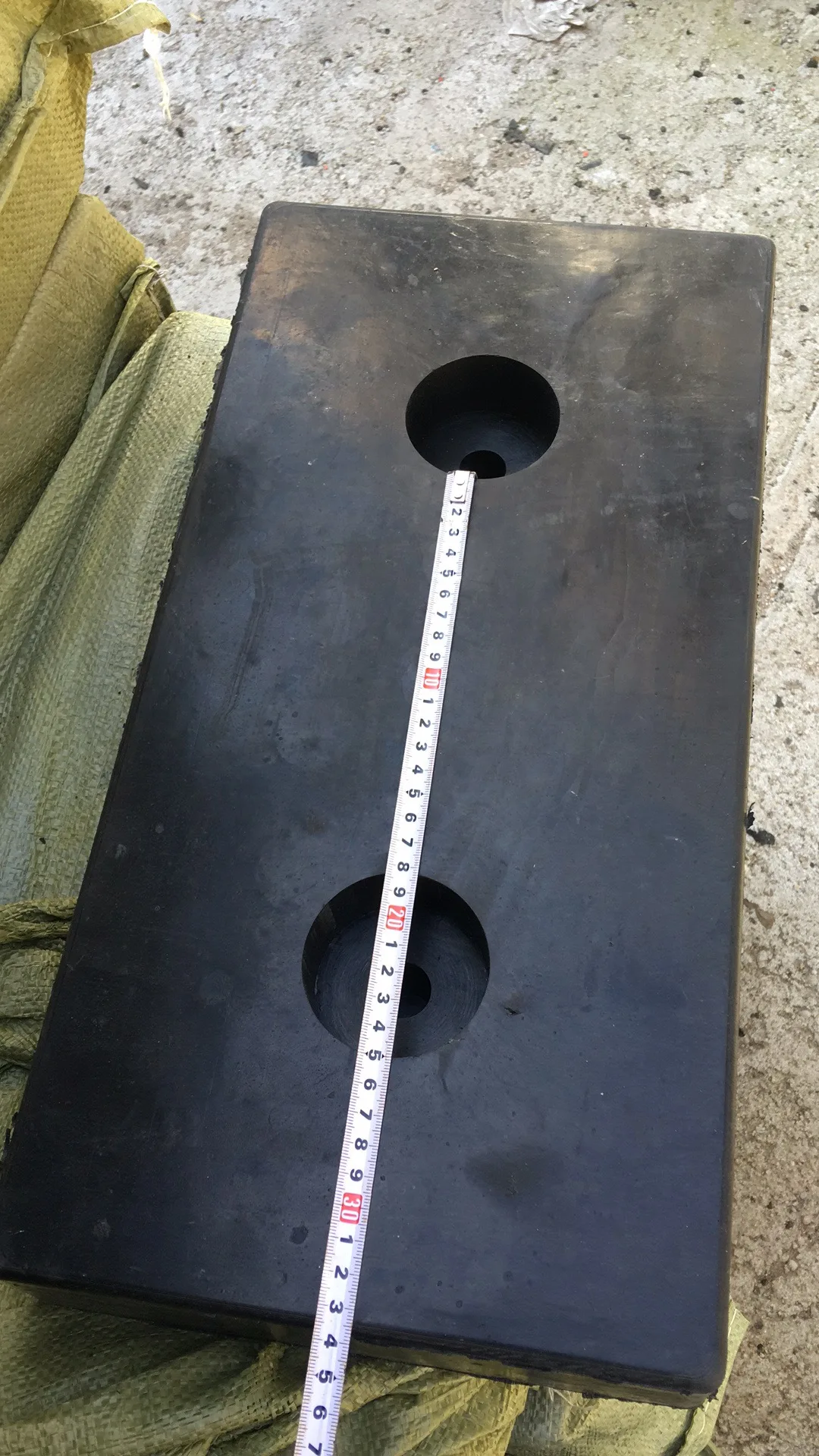 500*250*90mm rubber block   Rubber bumper