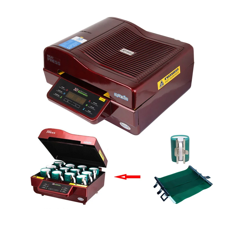 All in One 3D Vacuum Heat Press Machine ST-3042 for Sublimation