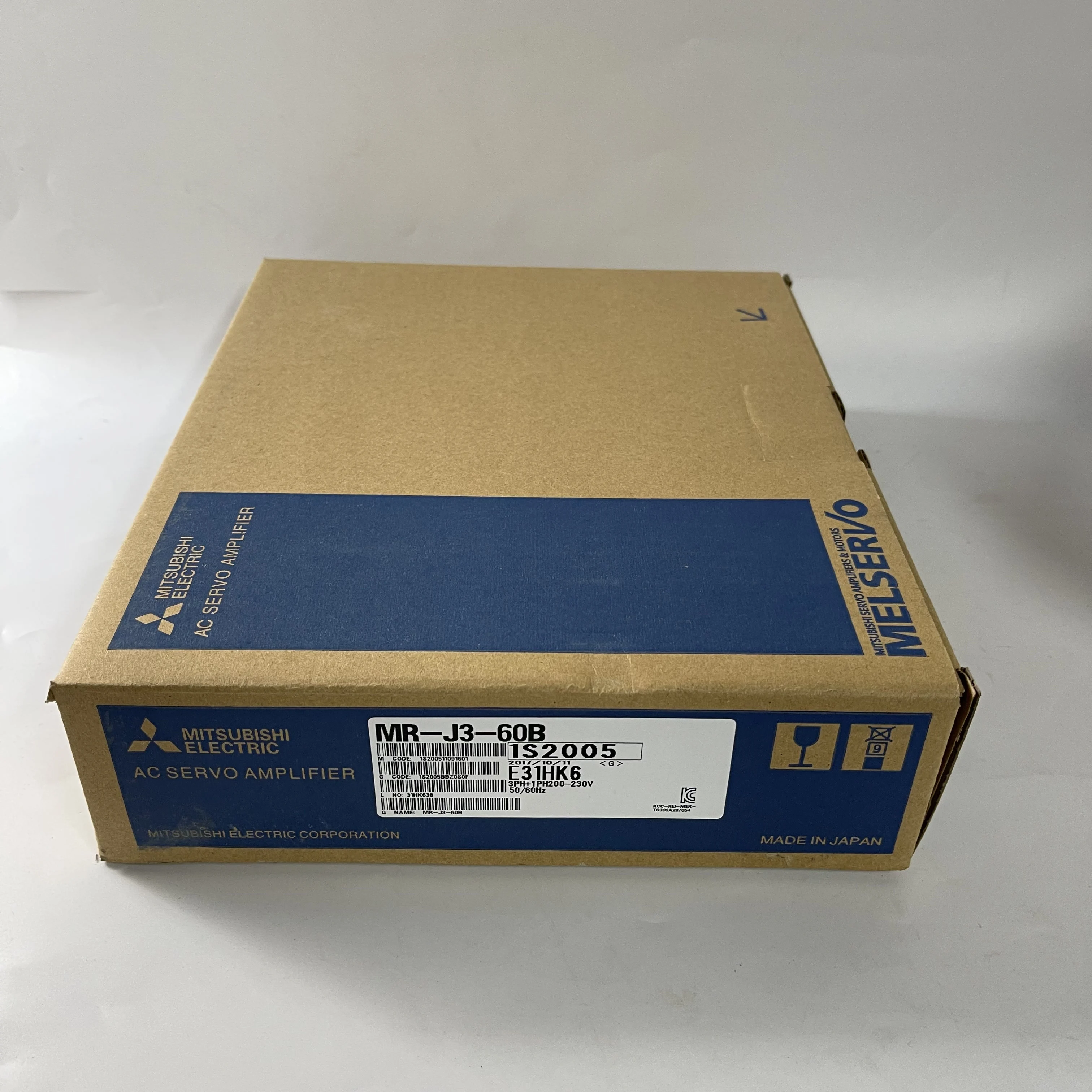 MITSUBISHI AC Servo Amplifier MR-J3-60B MITSUBISHI AC Servo Amplifier MR-J3-60B