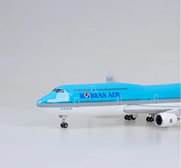 47CM Korea Boeing 747 Diecast Plane Model 1/160 Scale - Metal