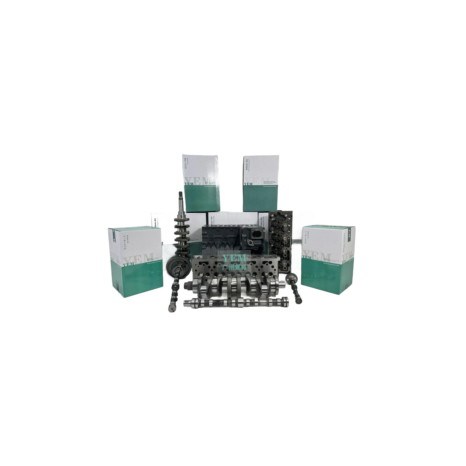 K4B K4C K4D K4E Cylinder Block Head Crankshaft Camshaft for Mitsubishi Replacement Engine Parts