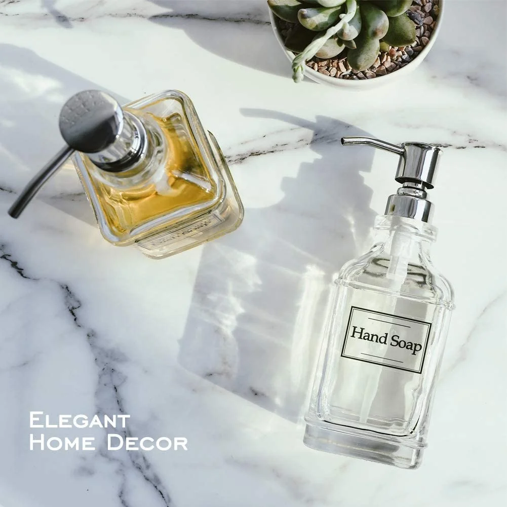 Antique Design Soap Dispenser With Rust Proof 304 Stainless Steel Pump Bathroom Soap Dispenser Bottle