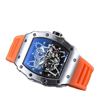 New hollow out design precise trend mechanical retro simple Spider web decoration Silver case quartz watch
