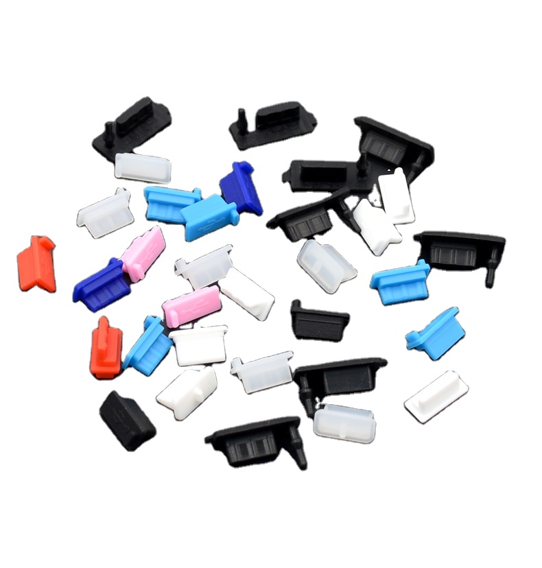 Цветная противопылевая заглушка для ноутбука, настольного компьютера, USB-порт, силиконовая крышка, стопор, компьютерные аксессуары