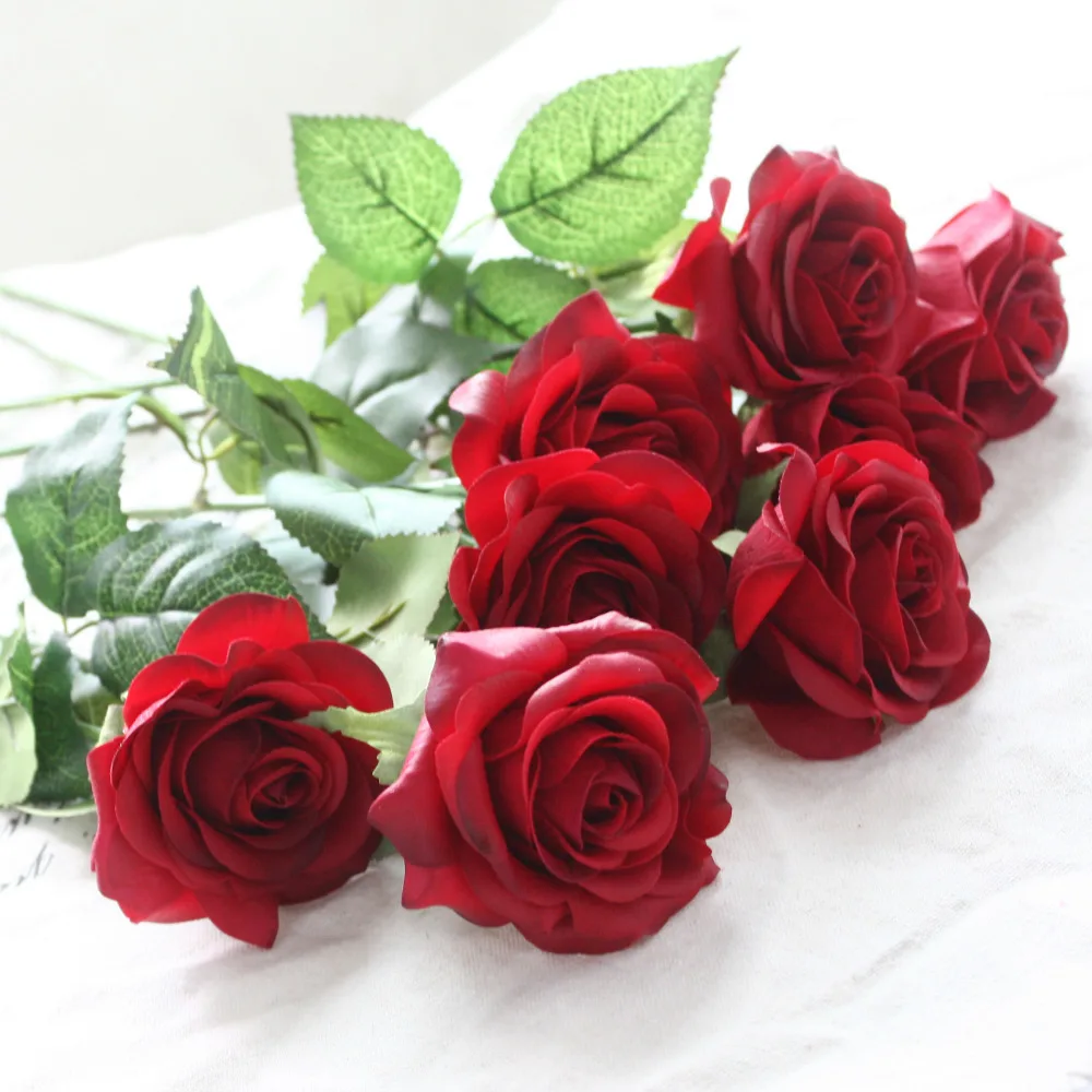 Wholesale High Quality Artificial Rose Flower For Wedding ...