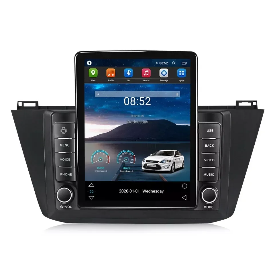 Tesla Android 13 8+128G Car Stereo Player for VW Tiguan 2016 2017 2018 Car Dvd Player DSP RDS AM FM GPS BT Radio Android