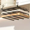 Double-layer adhesive tray - black