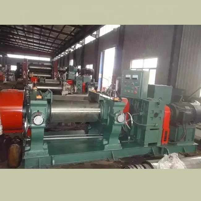 Rubber Two Roll Mill  Stock Blender  Rubber or Plastic Used Rubber Mixing Mill Lab test Machine