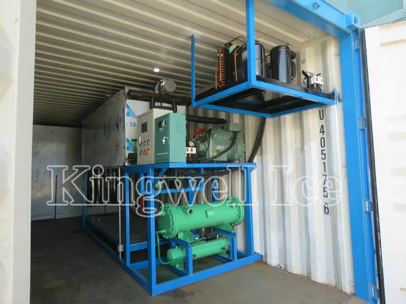 3 Ton Directly Cooling Containerized Block Ice Plant