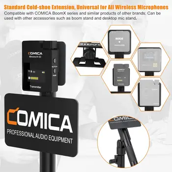 Comica HR-WM Interview Handheld Adapter for Rode Wireless GO ME/BoomX-D/D Pro/BoomX-U Wireless Lavalier Microphone, Mic Handle detail image