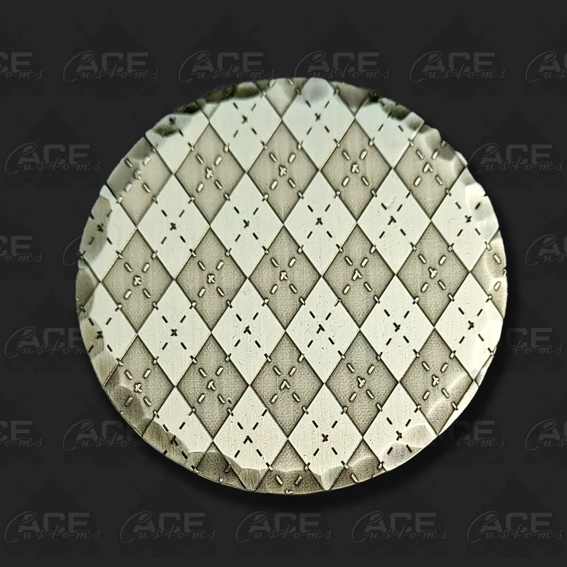 Custom Various Design Ball Markers Golf Embossed Alphabet Roundness Magnetic Metal Golf Ball Marker factory