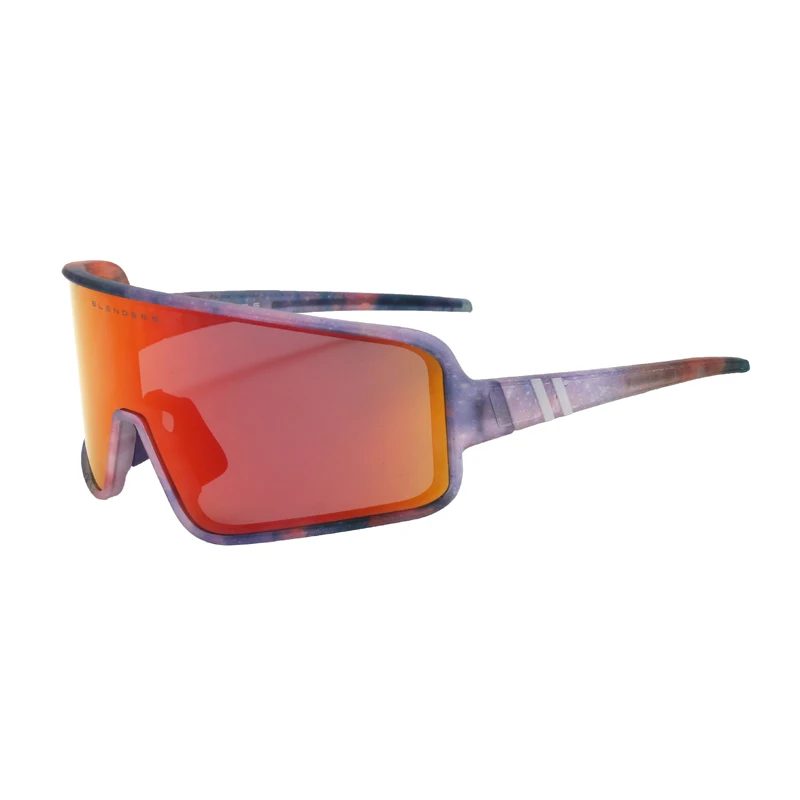 Wholesale Designer Sport Sunglasses Oversized Trendy Polarized Cycling Glasses Unisex One Piece