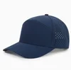 Navy blue curved brim