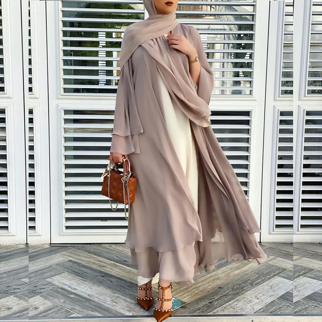 2022 Latest Crepe Abaya Designs Muslim 