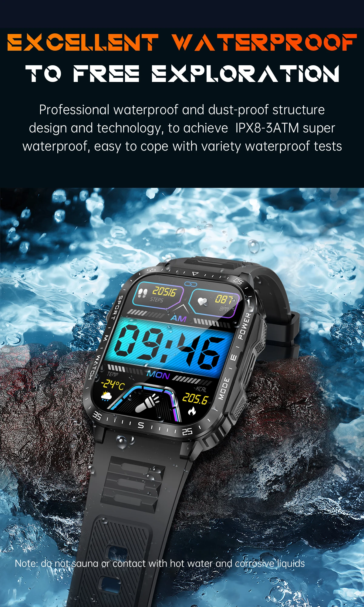 If you are searching for a supplier of a product with perfect quality control and highly competitive prices, which gives you an advantage in expanding your local market, then contact us now!  Competitive suppliers of  KT79 Sport Smartwatch with Flashlight 30M Waterproof 1.96Inch BT Call Sleep Monitoring Outdoor Relojes Men Smart Watch 2025