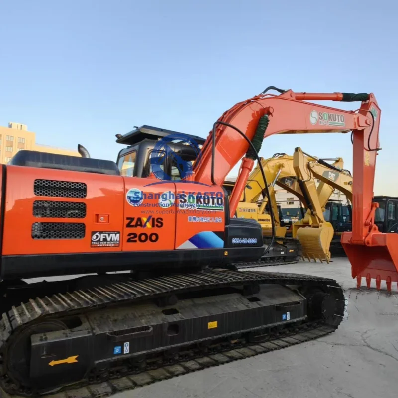 中古ZX200日立120掘削機、純正部品付き 中古ZX200 中古掘削機 日立