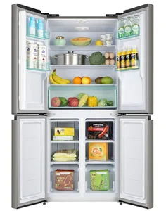 BCD-360W Home Appliance Large Capacity 360L Side-by-Side Refrigerator Four Doors Fridge Equipment