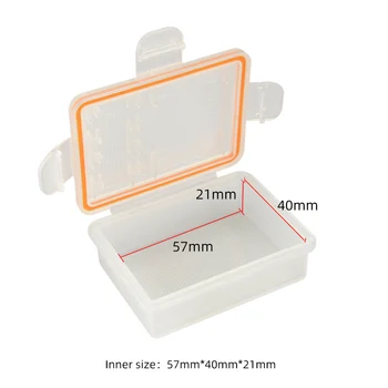 KingMa-BLS-5 Plastic Case Holder Storage Box for Olympus E-PL6 E-PL9 E-PL8 E-PL7 E-PM2 E-P3 EP2 E-M10 Mark III E-M Memory Card detail image