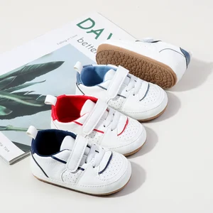 Unisex Hook&loop Anti-slip Prewalker Baby Boys and Girls Shoes First Walking Baby Shoes