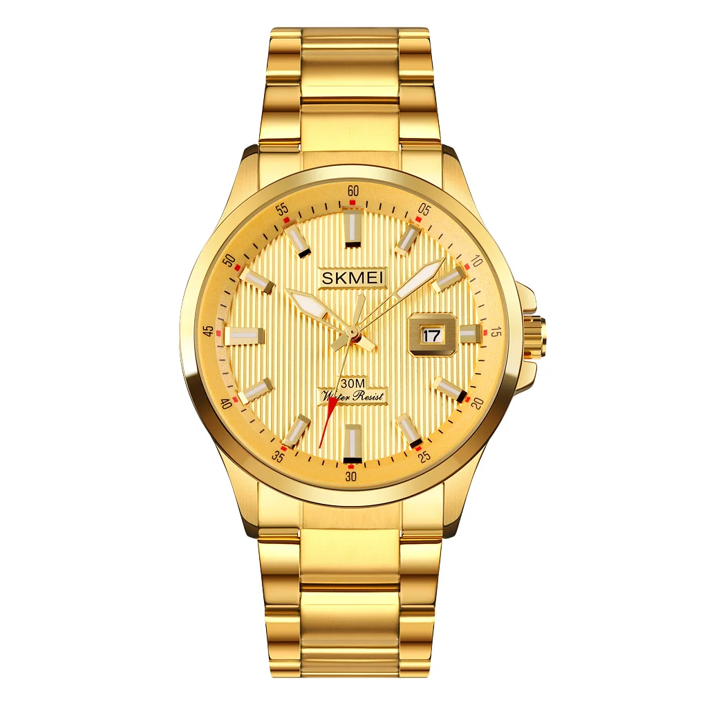 men watches luxury top brand gold role quartz st